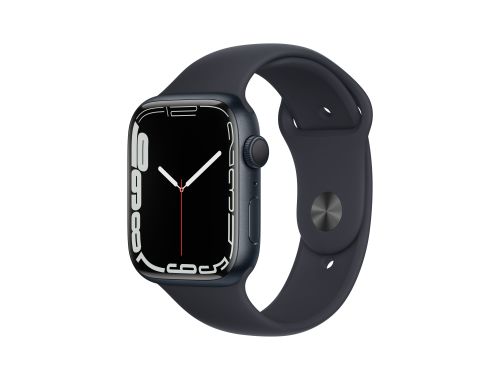 Apple Watch Series 7 GPS 45mm Midnight Aluminium Case with Midnight Sport Band