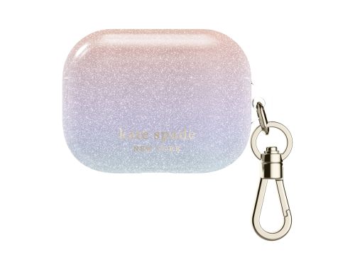 Kate Spade New York Airpods Pro Case - Glitter Pink/Purple