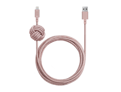 Night Cable 3m Lightning - Rose - Native Union